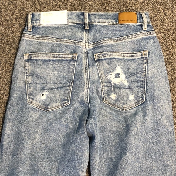 American Eagle Stretch Highest Waist '90s Boyfriend Jean Size 6 Regular NWT - Picture 4 of 8
